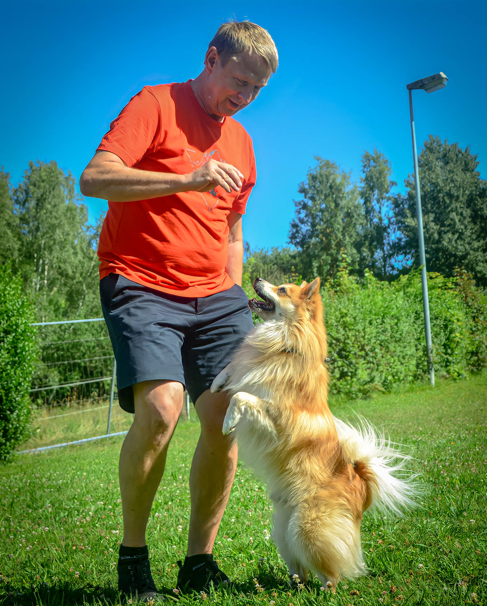 Harry Bruckner mit Sammy